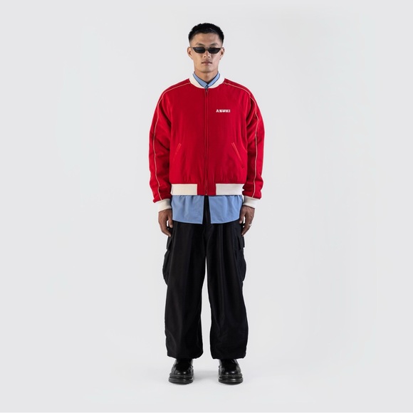 Azuki Twin Tigers silk + reversible UNISEX sukajan jacket (M) NWT - Picture 7 of 11